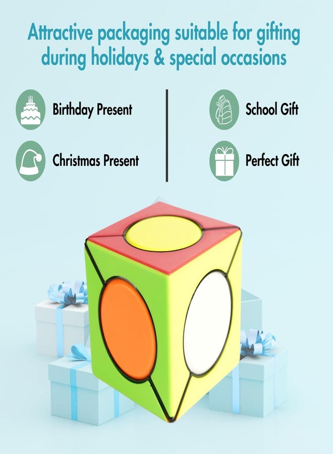 aCADZO Six Spot Cube Easy Turning & Smooth Puzzle - Cube Toy for All Age Groups Travel Party (Six Spot Cube Stickerless) - Image 5